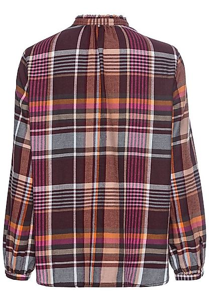 camel active Langarmbluse Karobluse mit Stehkragen günstig online kaufen