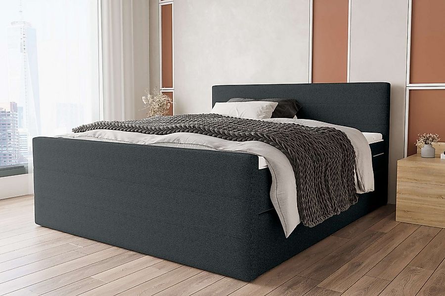 99rooms Boxspringbett Phönix Plus (Schlafzimmerbett, Bett), 140/160/180/200 günstig online kaufen