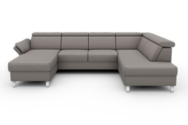 sit&more Wohnlandschaft "Vincenzo U-Form" inklusive Kopfteilverstellung, wa günstig online kaufen
