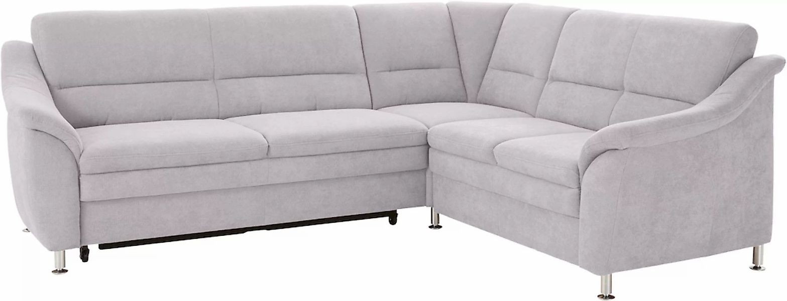 sit&more Ecksofa »Cardoso L-Form«, mit Federkern, wahlweise mit Bettfunktio günstig online kaufen