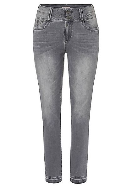 TIMEZONE Damen Jeans EnyaTZ Womenshape - Slim Fit - Blau - Grau günstig online kaufen