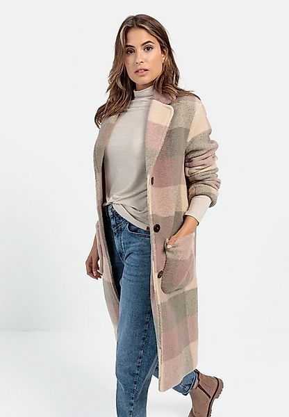 camel active Wollmantel mit Reverskragen Langarm Reverskragen günstig online kaufen