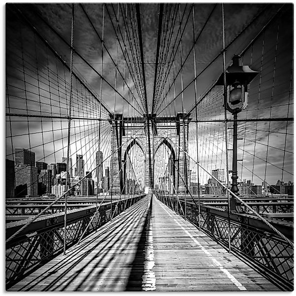 Artland Wandbild "New York City Brooklyn Bridge", Amerika, (1 St.) günstig online kaufen