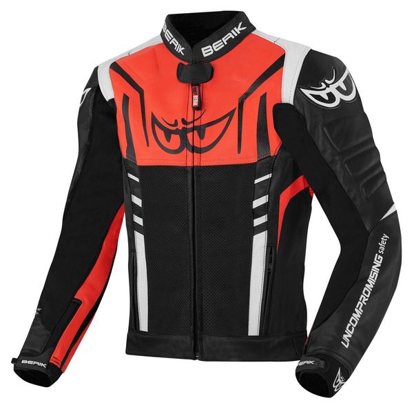 Berik Motorradjacke Striper Motorrad Lederjacke herausnehmbares günstig online kaufen