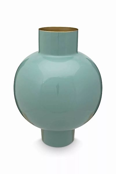 PIP STUDIO Vasen Vase Metal groß soft green 31,5 x 40 cm (grün) günstig online kaufen