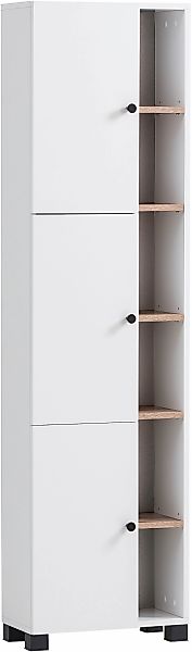 welltime Hochschrank "Lugo, Breite 44 cm" Regal beidseitig montierbar günstig online kaufen