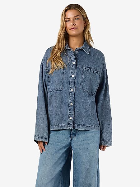 Noisy may Jeansbluse "NMENZA L/S OVERSIZE SHIRT MG004MB NOOS" günstig online kaufen