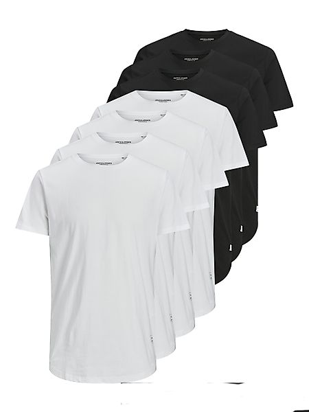 Jack & Jones Rundhalsshirt "JJENOA TEE SS CREW NECK 7PK MP NOOS" Packung, 7 günstig online kaufen