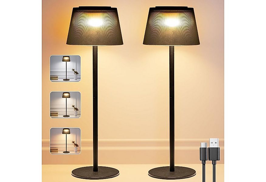 skelo LED Tischleuchte Tischlampe Kabellos, Dimmbar Touch Led Akku Tischleu günstig online kaufen