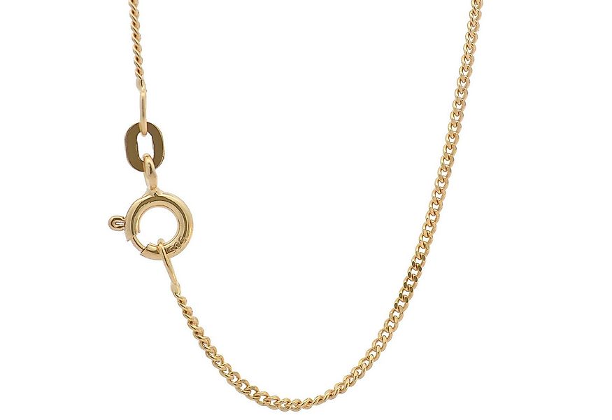 HOPLO Panzerkette Goldkette Panzerkette Halskette Breite 1,2 mm 38 cm 585-1 günstig online kaufen