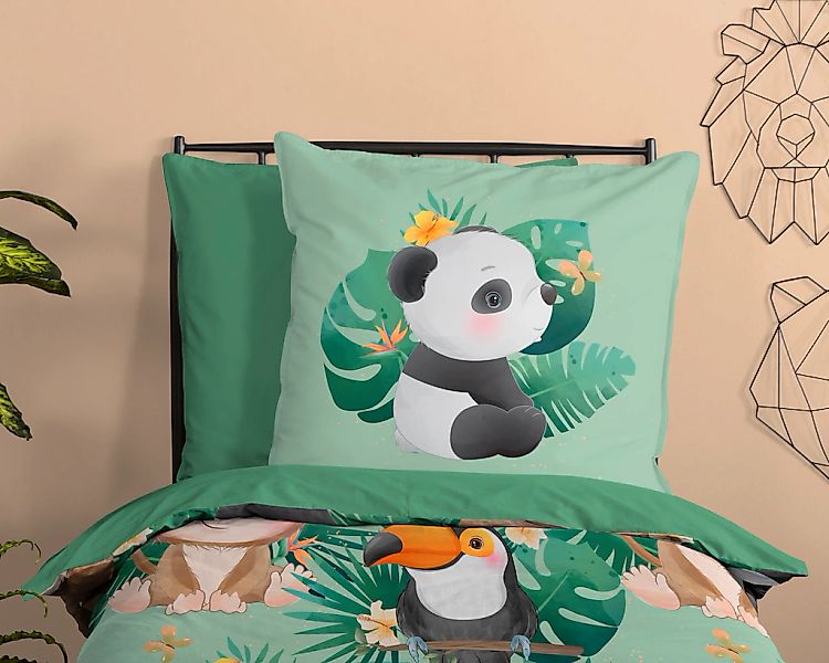 good morning Kinderbettwäsche »Momo«, Mikrofaser, 135x200, Pflegeleicht, We günstig online kaufen