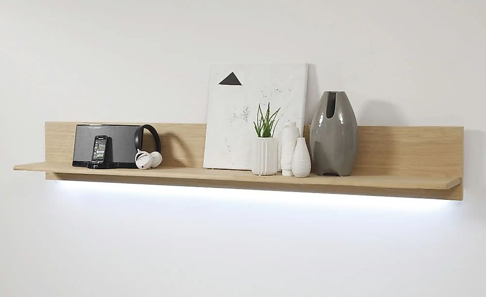 Woodford Wohnwand   Dio ¦ holzfarben ¦ Maße (cm): B: 338 H: 209 T: 51.0 Kom günstig online kaufen