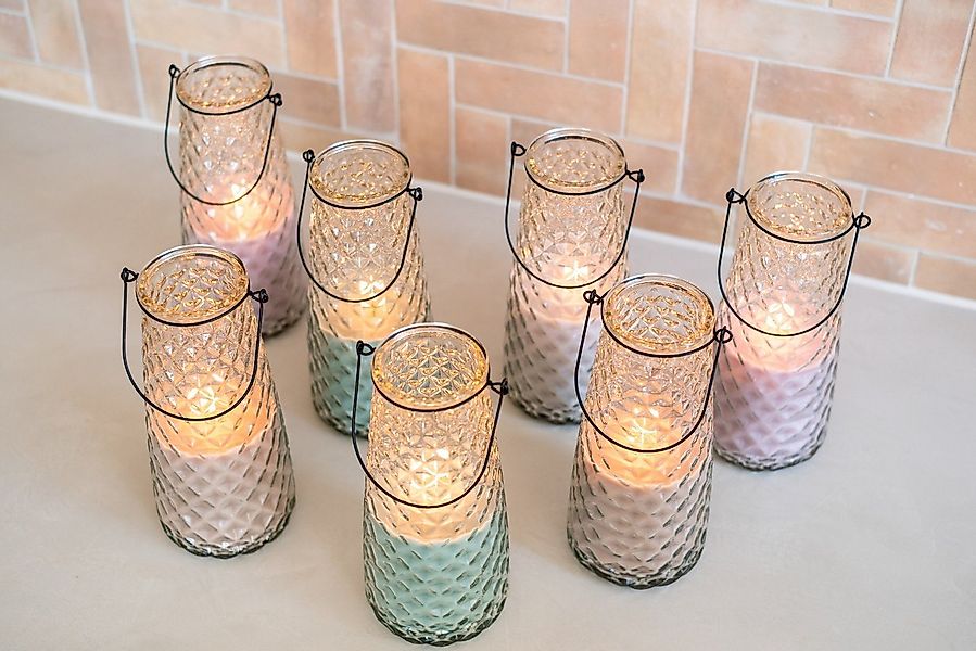 Home Society B.V. Outdoorkerze Kerze im Glas in verschiedenen Farben günstig online kaufen