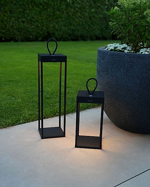 GRACE – Dimmbare LED-Laterne für Outdoor schwarz günstig online kaufen