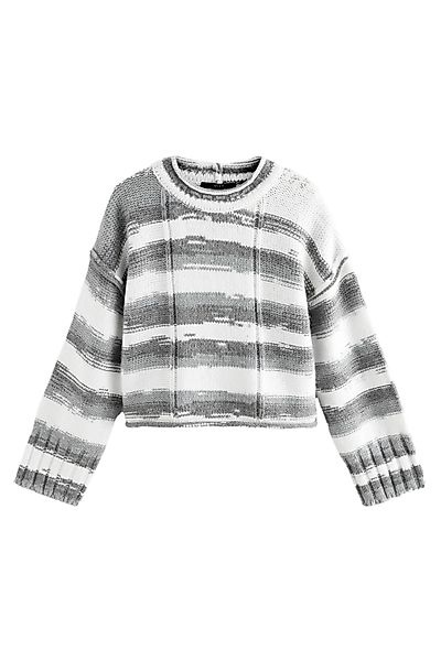 Next Streifenpullover Getreifter, gestrickter Pullover Spacedye-Muster günstig online kaufen