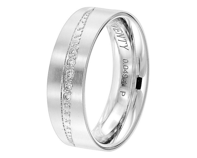 VIVENTY by Adler Silberring 925 Silberring für Damen mit Diamanten Verlobun günstig online kaufen