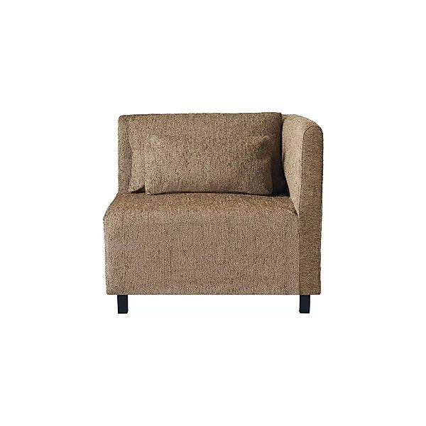 Eckteil Sofa Camphor in Braun aus Baumwolle günstig online kaufen