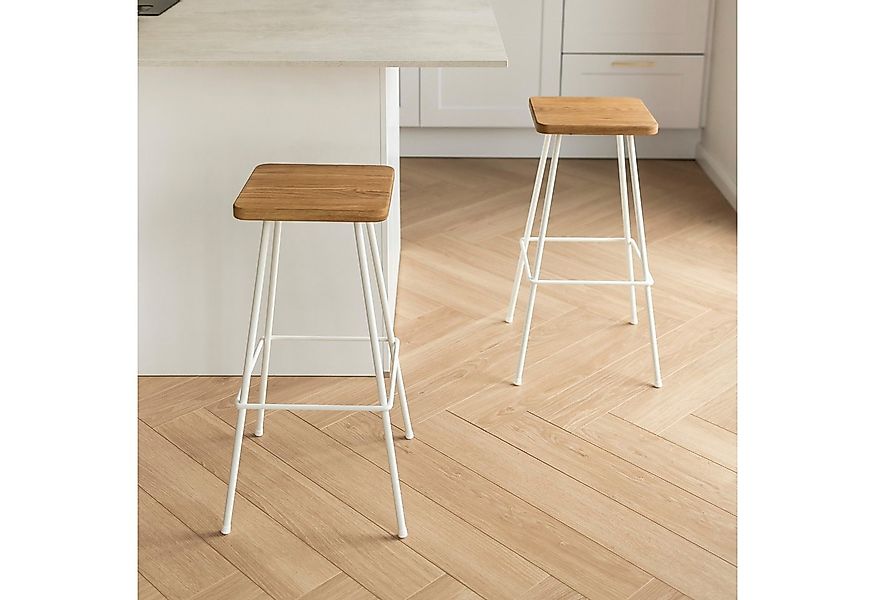 Metallbude Barhocker BARNI, hochwertiges, stabiles Metallgestell, Sitzfläch günstig online kaufen