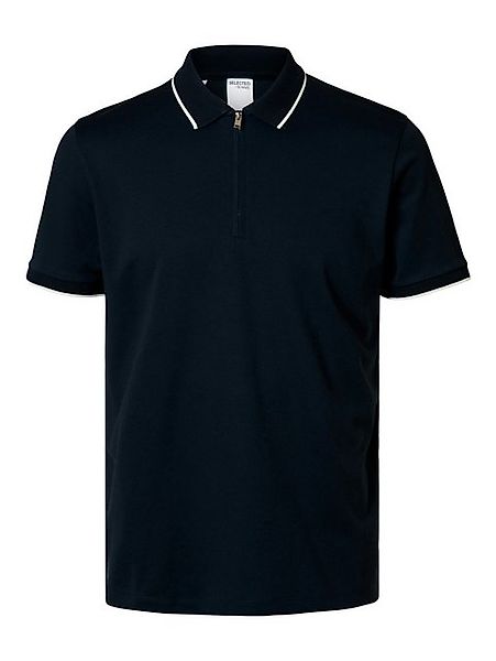 SELECTED HOMME Poloshirt - Stilvolles und modisches kurzarm Poloshirt mit Z günstig online kaufen