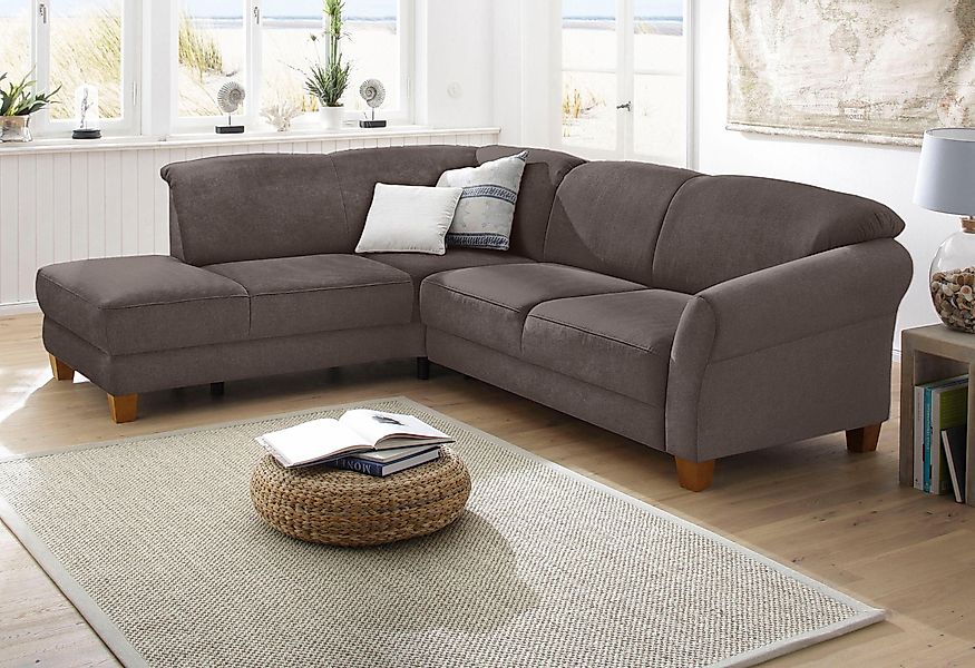 Home affaire Ecksofa Gotland L-Form, wahlweise günstig online kaufen