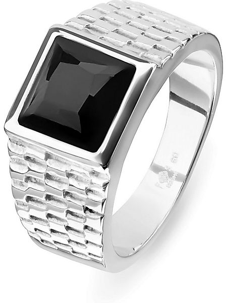 FAVS Fingerring FAVS Herren-Herrenring Edelstahl 1 Onyx, Onyx, synthetisch günstig online kaufen