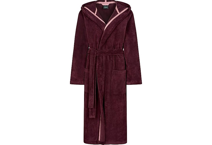 Cawö Home Damenbademantel Cawö Home 825 Kapuze Velours, Kapuze, 80% Baumwol günstig online kaufen