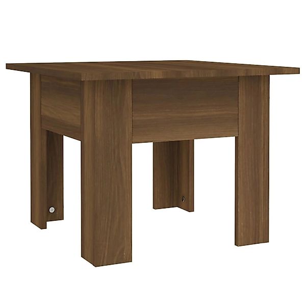 vidaXL Couchtisch Braun Eichen-Optik 55x55x42 cm Holzwerkstoff Modell 1 günstig online kaufen