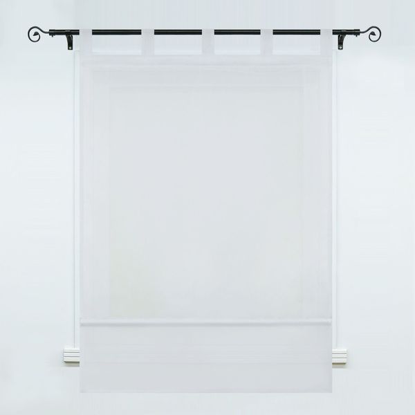 Joyswahl Raffrollo, mit Schlaufen, Küche Raffgardinen günstig online kaufen