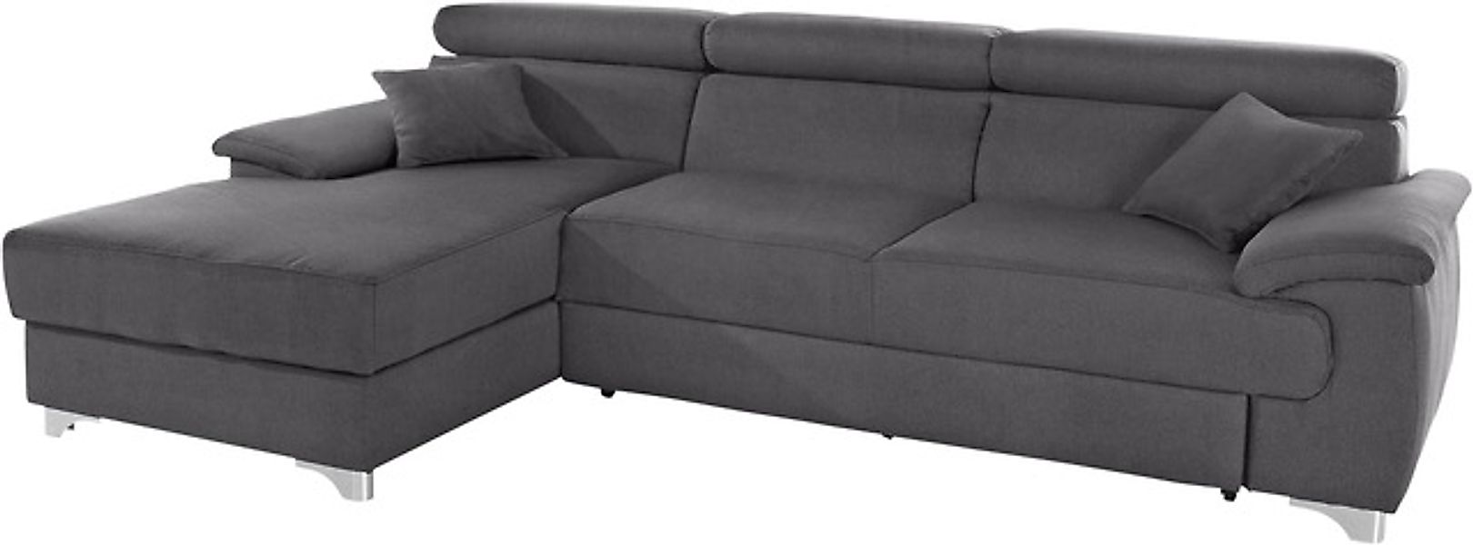 DOMO collection Ecksofa »Mira, inklusive Kopfteilverstellung für mehr Wohlf günstig online kaufen