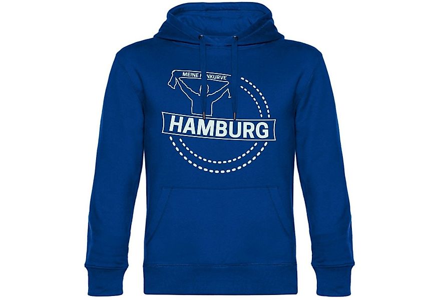 multifanshop Kapuzensweatshirt Hamburg - Meine Fankurve - Hoodie günstig online kaufen