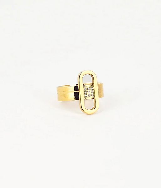 Zag Bijoux Schmuck Ring Damen Edelstahl Verstellbar Gold günstig online kaufen