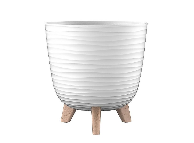 Engelland Blumentopf Pflanztopf mit Füßen (Vorteils-Set, 1 St., robuster PP günstig online kaufen