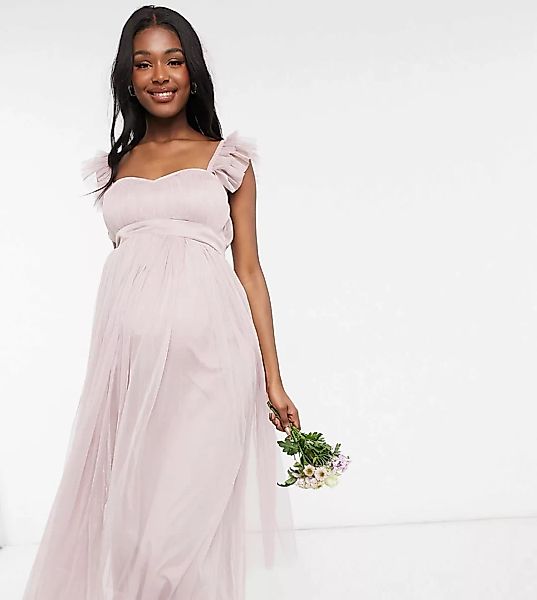 Anaya With Love – Umstandsmode für Brautjungfern – Midaxikleid aus Tüll mit günstig online kaufen