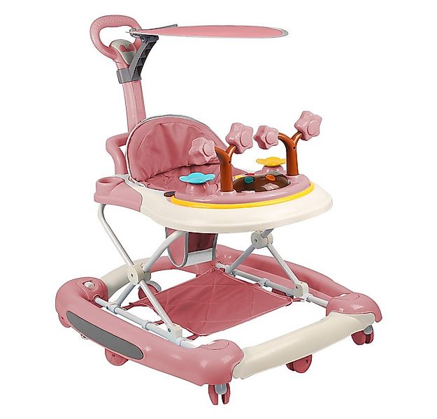 JEOBEST Lauflernhilfe 4 in1 Babywalker Lauflernwagen, 4-Gang Höhenverstellb günstig online kaufen