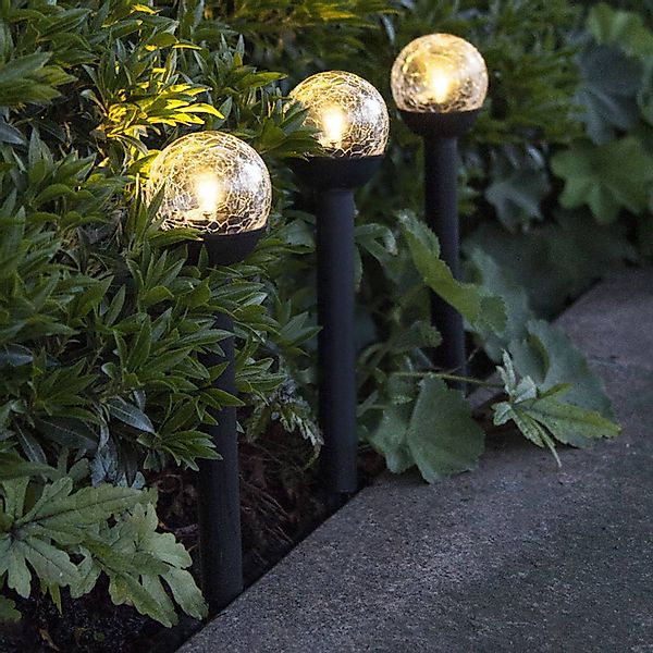 LED-Solarleuchte Roma, Dreierset günstig online kaufen