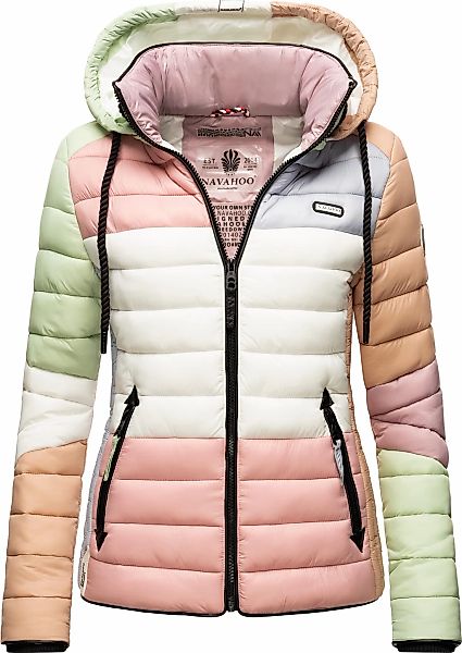 Navahoo Steppjacke "Lulana Multikulti", mit Kapuze, leichte Übergangsjacke günstig online kaufen