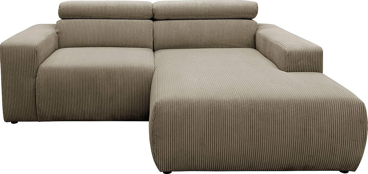 DOMO collection Ecksofa Brandon, inkl. Kopfteilverstellung, B/T/H: 214/100/ günstig online kaufen
