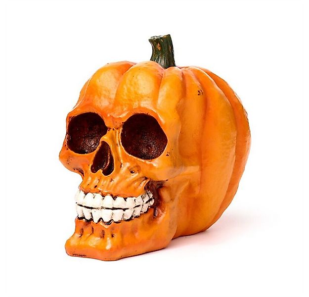 Puckator Dekofigur Kürbis-Schädel (Totenkopf, 1 St., Halloween Deko), ca. 1 günstig online kaufen