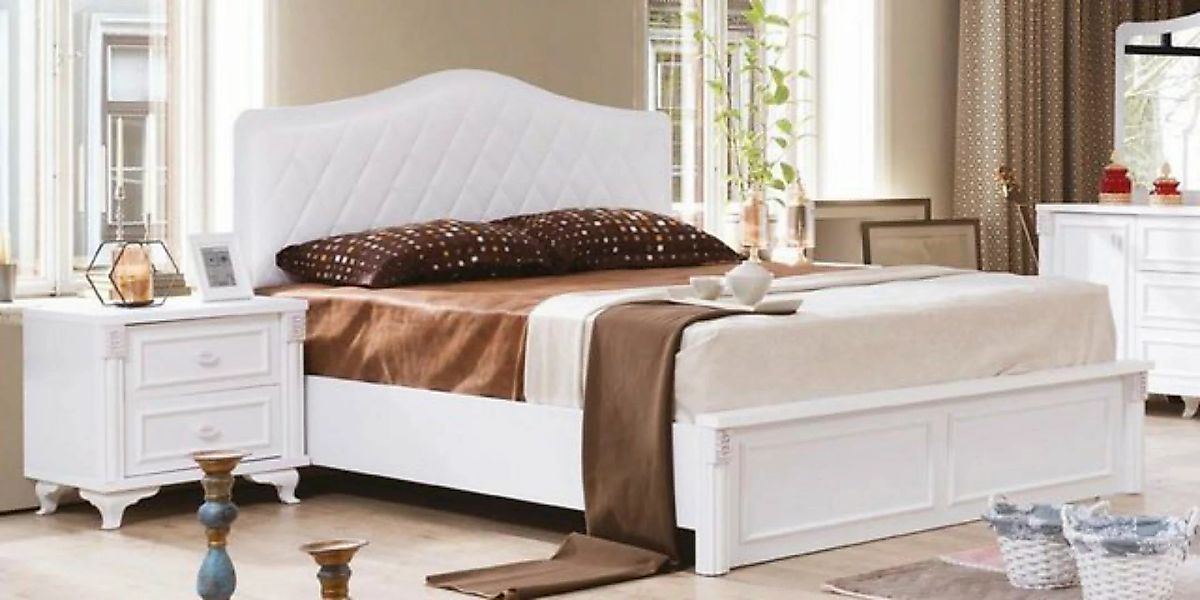 JVmoebel Bett Doppelbett Bettrahmen Design Polster Neu Luxus Bett Betten Mö günstig online kaufen