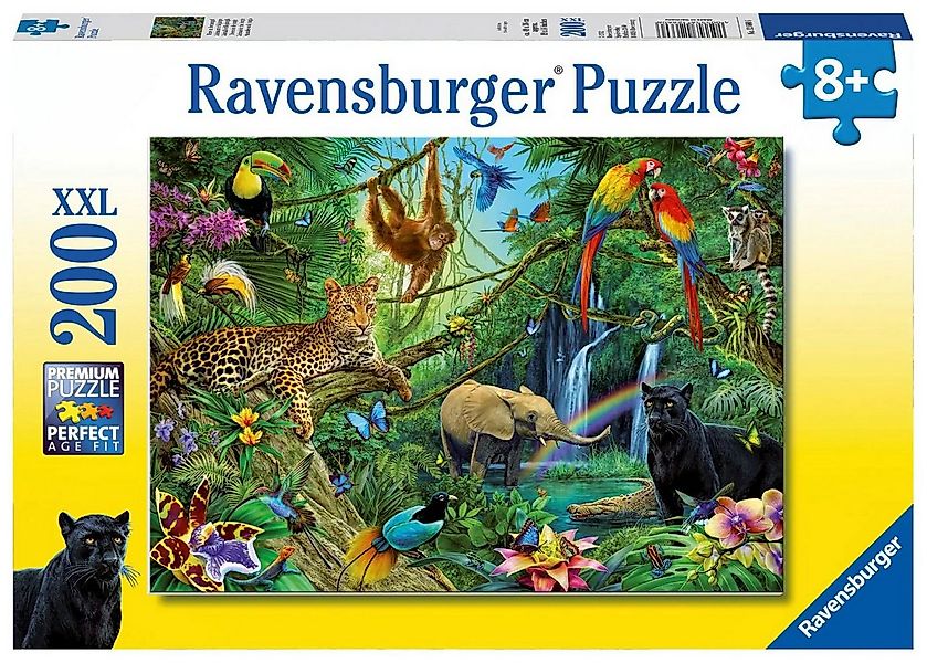 Ravensburger Puzzle Ravensburger Kinderpuzzle - 12660 Tiere im Dschungel - günstig online kaufen