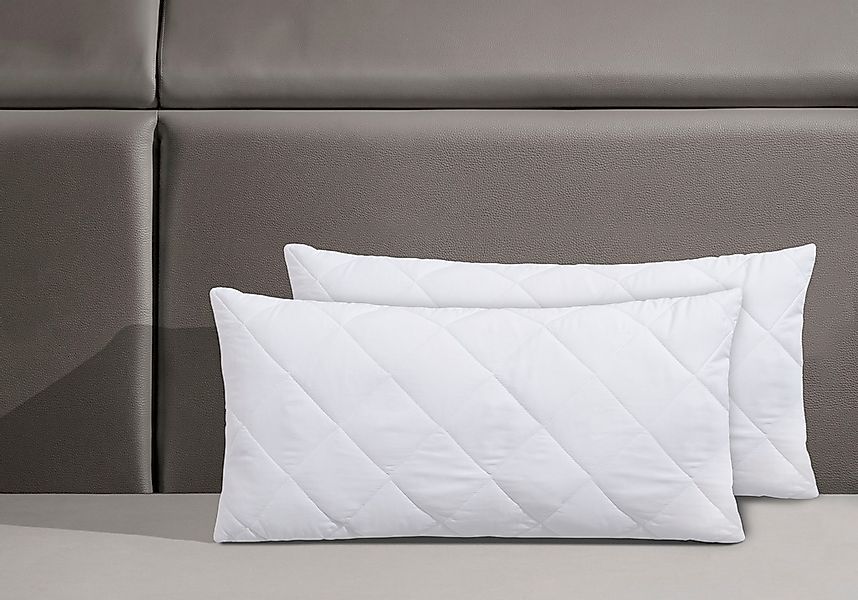 my home Kopfkissen "Microlux Kopfkissen 40x80 cm, 80x80 cm" Füllung: Polyes günstig online kaufen