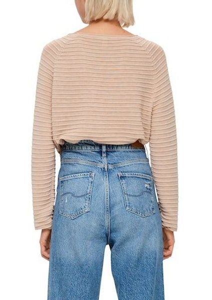 QS Strickpullover mit Strukturmuster günstig online kaufen