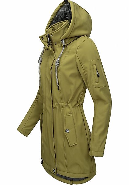 PEAK TIME Softshelljacke "L60013", mit Kapuze, wasserabweisender Übergangs- günstig online kaufen