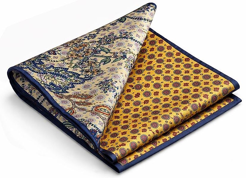 Suitable Wendbares Pochet Mit Blumenmuster Und In Gelb  - günstig online kaufen