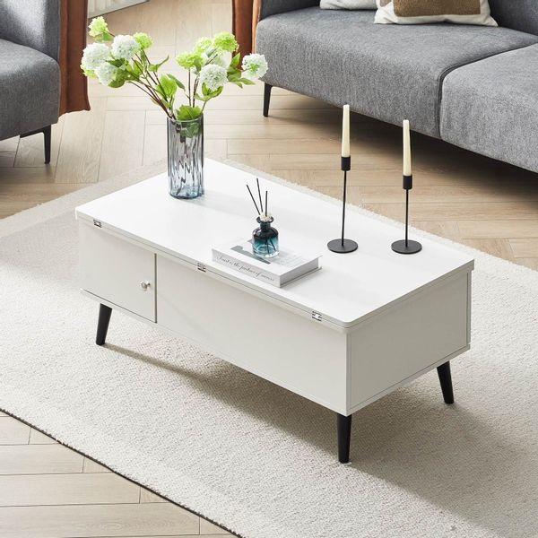 Ofcasa Couchtisch Sofatisch mit Höhenverstellbarer (1 günstig online kaufen