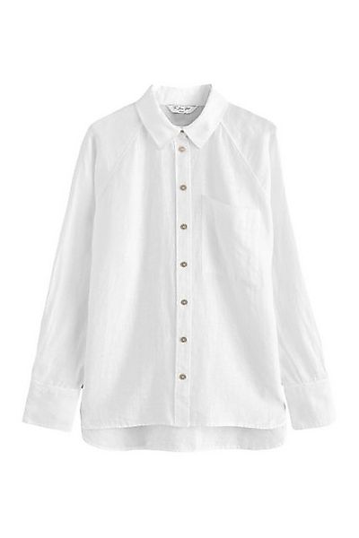 Next Langarmhemd Legeres Button-down-Langarmhemd aus 100 % Leinen (1-tlg) günstig online kaufen