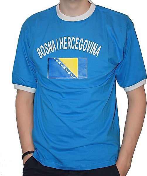 BRUBAKER T-Shirt Bosnien Herzegowina - Retro günstig online kaufen
