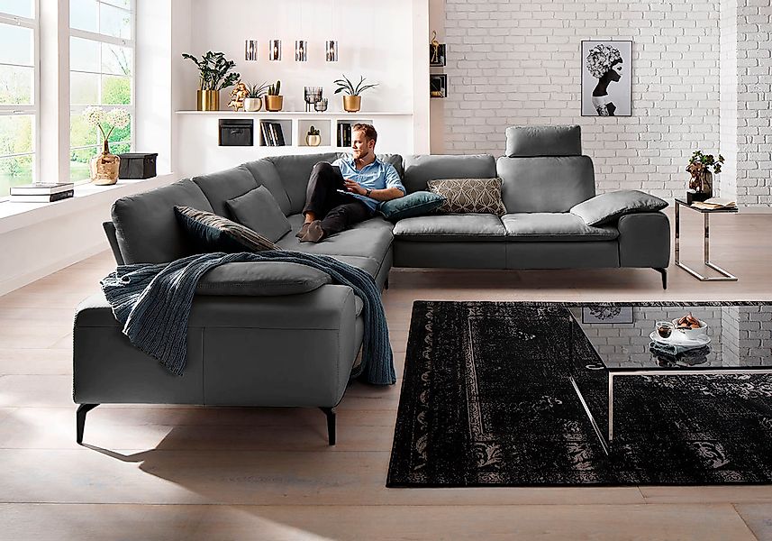 W.SCHILLIG Ecksofa »valentinoo, Designsofa, elegant und bequem, L-Form« mit günstig online kaufen