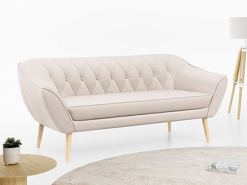 MKS MÖBEL Sofa PIRS-3 Sitzer, Set, Sofa 3-sitzer, T30-Schaum, Skandinavisch günstig online kaufen