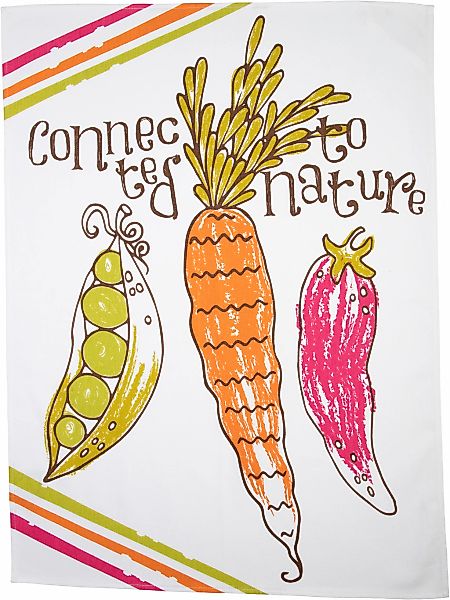 stuco Geschirrtuch "Veggies" bedruckt günstig online kaufen